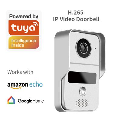 China Duplex Talk Smart Home 1080P POE Tuya WiFi Video Doorbell Woks with Amazon Echo and Google Home Support Open Control for sale