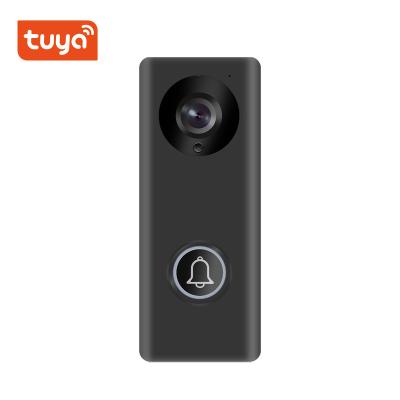 China Unlock 2021 New Tuya Smart Home 1080P TCP/IP WiFi Video Doorbell Support Radio Unlock IOS Android APP Control for sale