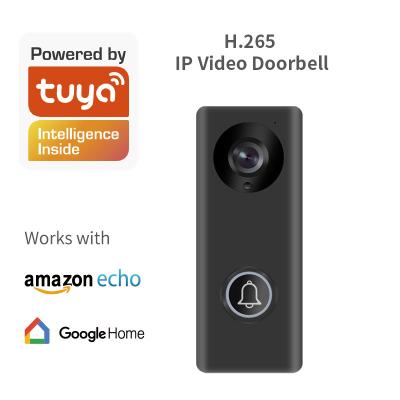 China Open 1080P Tuya POE Motion Detection Video Doorbell KW05 KONX WIFI Video Door Bell Work On Amazon Echo Google Home With To Open for sale