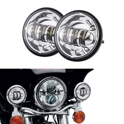 China OVOVS aluminum switch/black chrome 12v 30w 4.5inch led fog lamp replacement for harley in auto light system for sale