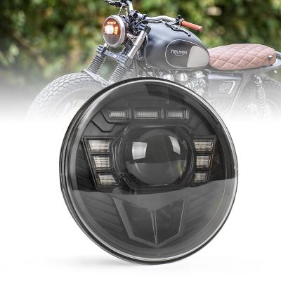 China 12v System Lighting Housing OVOVS Aluminum Die Casting 7 Inch Motorcycle Led Headlight For Har-Pasture Dyna for sale