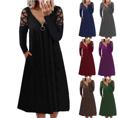 China Sustainable Manufacturer Professional Women's Dress Polyester S-5XL Customized Dresses for sale