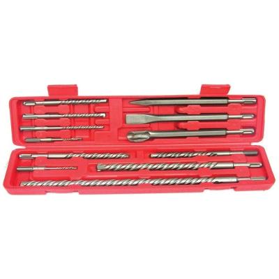 China Easy Operation 12PC SDS Drill Bit Rotary Hammer Drill Demolition High Impact Chisel Bit Set for sale