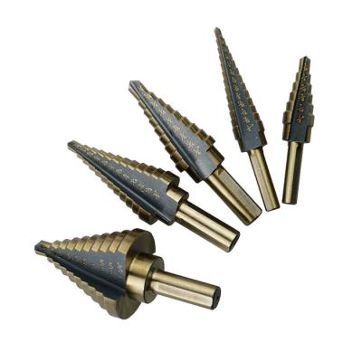 China HSS4241 5PCS Drilling Inch Size Wooden Step Bits for sale