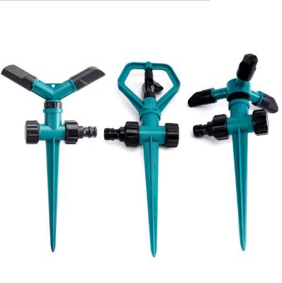 China ABS Spike Lawn Grass 360 Degree Farm Agricultural Water Garden Rotary Sprinkler For Garden Irrigation System for sale