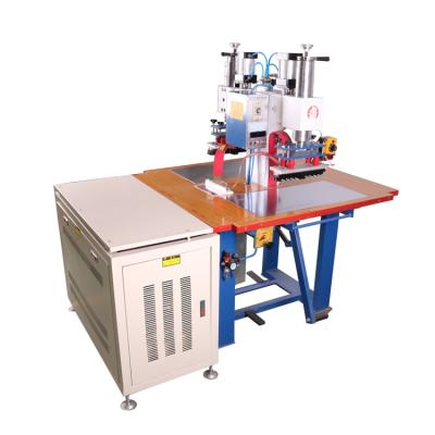 China Good quality double head high frequency semi-automatic hydraulic press welding machine for PVC PU materials for sale