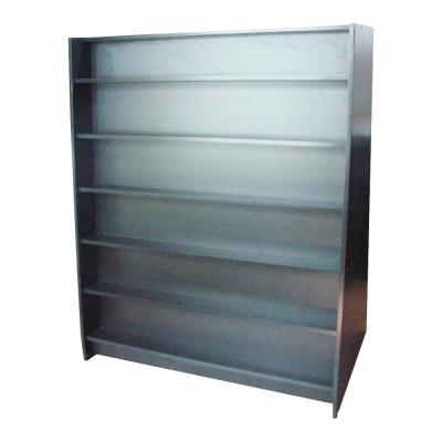 China Iron New Custom Design Rack 6 Tiers Metal Iron Wall Book Display Rack For Comic Bookstore Library for sale