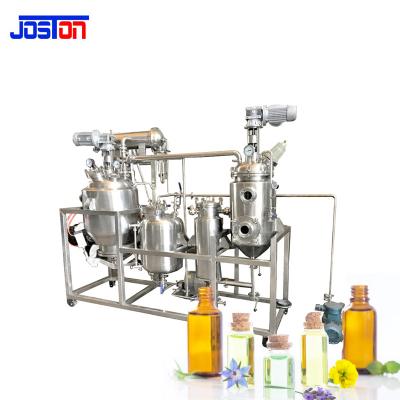 China Mini Herbal Extraction Concentrator Machine 0.75kw For Peppermint Oil Te koop