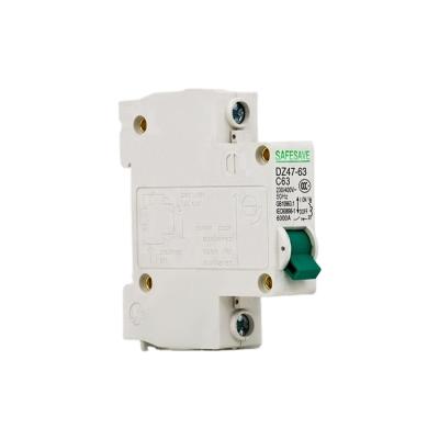 China 230/400V factory outlet electrical leakage protection miniature circuit breaker 6KA for sale