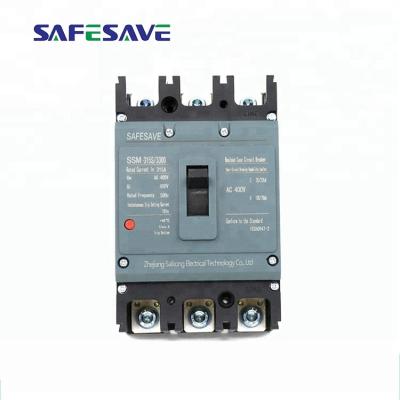 China SAFESAVE DC MCCB Breaker Switch 1000V 100A 125A 150A 160A DC Molded Case Circuit Breaker SMS7-225 for sale