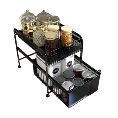 China Durable Painted Carbon Steel Display Rack Multifunctional Sink Rack Easy To Clean for sale