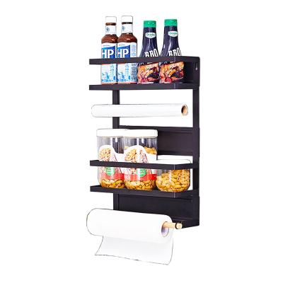 China Durable Anti-Corrosion Rust-proof Storage Rack Kitchen Side Organizer Refrigerator Storage Shelf for sale