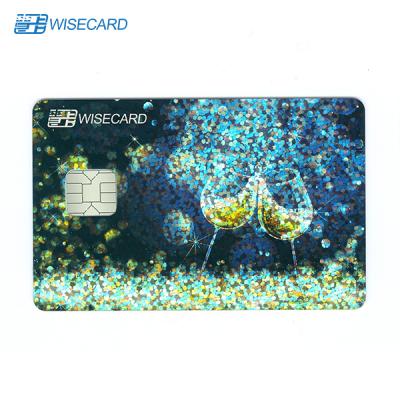 China Business PVC Smart Chip Card With Color Glossy Gold Printing for sale