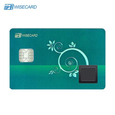 China High Glossy Fixed Fingerprint Smart Card for Biometric Solution for sale