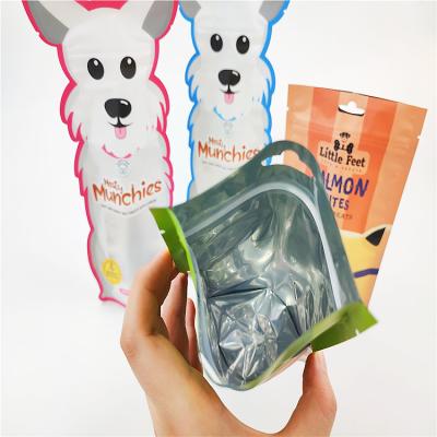 China Free Sample Custom Plastic Resealable Mylar Dog Food Recyclable Stand Up Pouch Foil Bag for sale