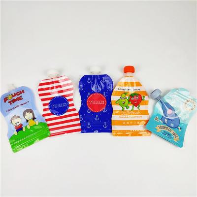 China 50ml Non Leak Material Flip Plastic Clear Color Flip Spout Recyclable Laminating Pouch for sale