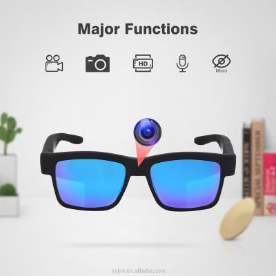 China Wholesale sports sunglasses camera BT camera smart glasses hd1080P take polarized photo disc video for sale