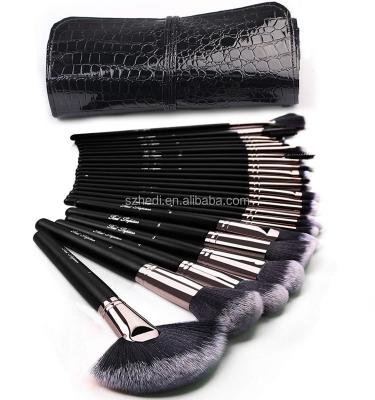 China Angular Blush Makeup Brush 10pcs 24pcs Set PU Bag Foundation Blending Blush Eyeliner Shadow Brow Concealer Brushes Kit for sale