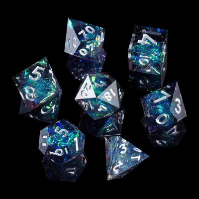 China Dnd Game Role Playing Game DND Die Cut Set With High Quality And Unique Design DND High End Handmade Dies Galaxy DND Blue Die Cut for sale