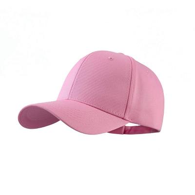 China COMMON pink white black red logo embroidery adjustable sports buckle baseball hat for sale