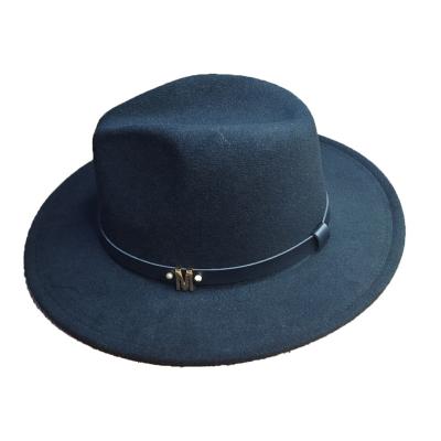 China Fashion\cheap hats felt hat wholesale black wide brim comfortable\durable hats for sale