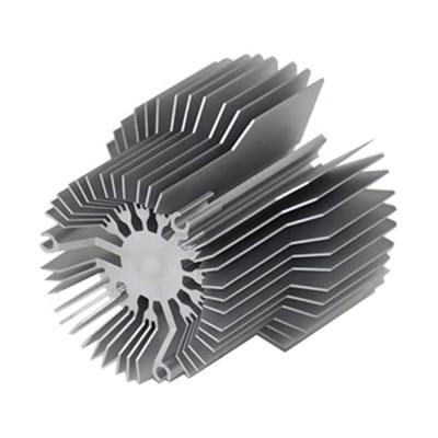 China Customized Heat Sink Extruded Hotsale Cylindrical Aluminum LED Light Heat Sink for sale