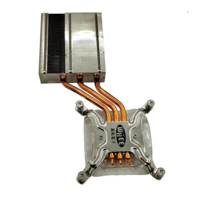 China Cost Effective Copper Heatsink Heat Pipe Assembly With Aluminum Heatsink For Consumer Electronic Components Cooling for sale