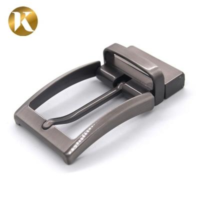 China Wenzhou KML 35mm Reversible Rectangle Square Pin Zinc Alloy Belt Buckle for sale