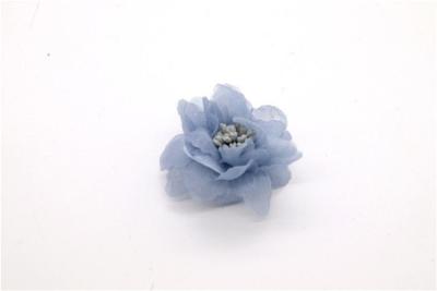 China Multiple Colors Chiffon Flower Shoe Clips 85*85mm SGS Certificatio for sale