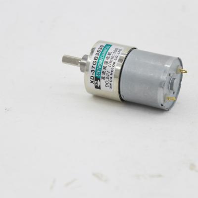 China XINDA 37GB-3530Motor 12V DC24V DC Brush Test Angle Reducer Big Torque Gear Worm Motor Low Speed ​​Encoder for sale