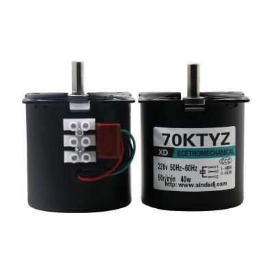 China China Wholesale 220v 40w AC Micro Synchronous Gear Low Speed ​​Motor XD70KTYZ for sale