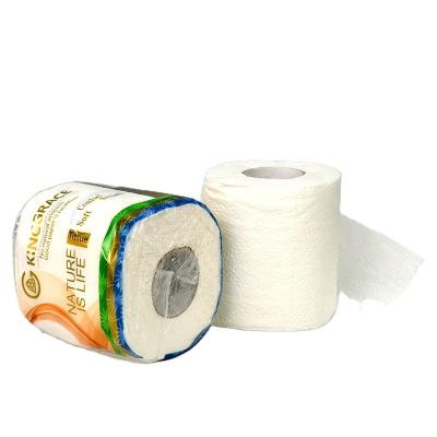 China Original Virgin Pulp Kinggrace Manufacturing Direct Sales Tissue Tissue Tissue Paper Eco-friendly Soft Toilet Paper Roll Bamboo Toilet Paper for sale