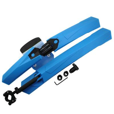 China Mountain Bikes Color Mountain Bike Shock Absorber Rain Shield Bicycle Fender Mud Maintaining Cycling Equipment for sale