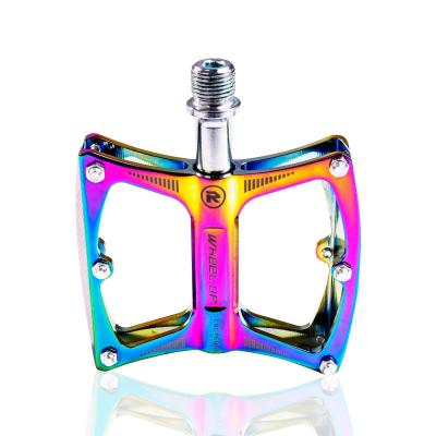 China General bicycle pedal aluminum alloy supporting mountain pedal non-slip dazzle pedal accessories for sale