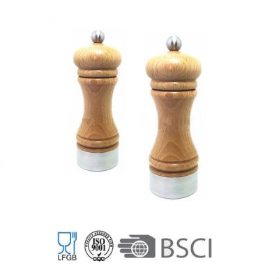 China Beech Wood pepper mill grinder for sale