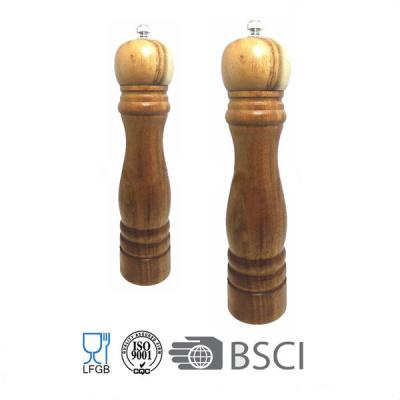 China Acasia Wood pepper or salt grinder for sale