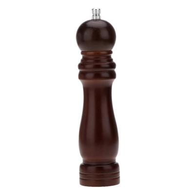 China Wood Manual Pepper Grinder Salt Spices Mill Shaker Vintage Kitchen Grinding Tool for sale