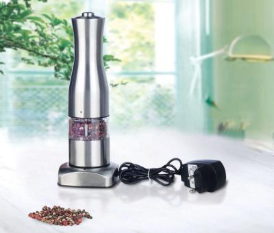 China Chargeable Electric salt Pepper grinder for sale