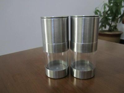 China stainless steel Manual salt/pepper miller for sale