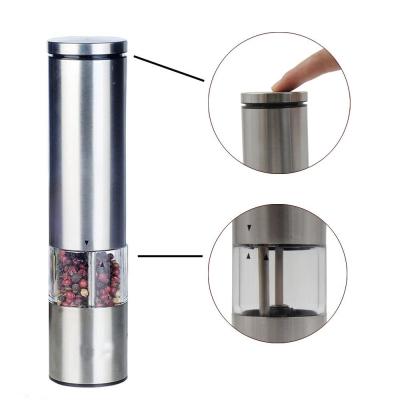 China Electric salt/pepper mill with light for sale