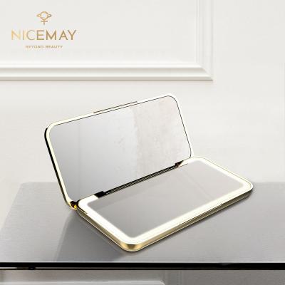 China Nicemay Lit USB Charging Light Personal Care LED Luxury Mirror for Make up for sale