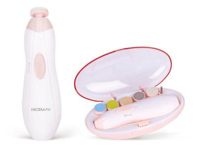 China Portable Electric Nail Trimmer Kit Care Finger Baby Nail Drill Clipper Cutter Manicure Grooming Set for Baby Adults for sale