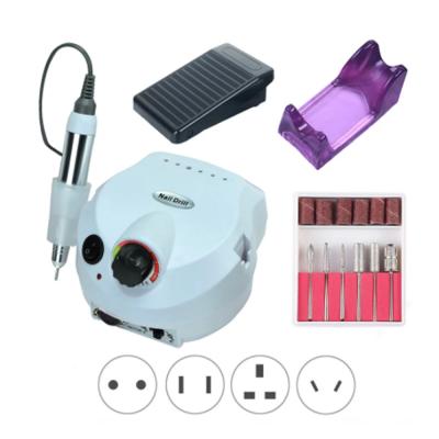 China 35000RPM Nail Salon Hot Selling Cordless Electric Drill Professional Manicure Electric Motor Nail Drill Machine for sale