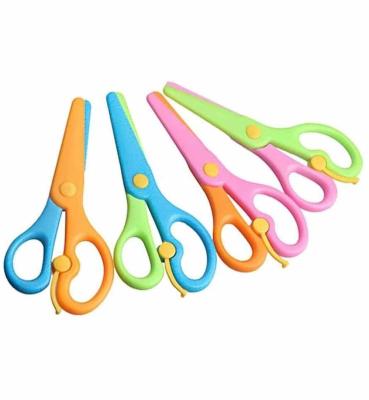 China Hand Scissors Amazon Hot Student Office Stationery Stainless Steel Scissors With ABS Handle for sale