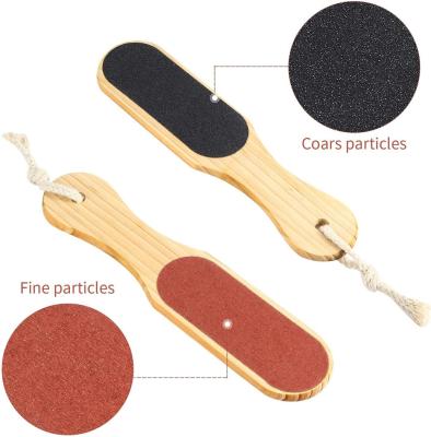 China Wholesale High Quality Dead Callus Remover Wooden Foot Skin File for sale