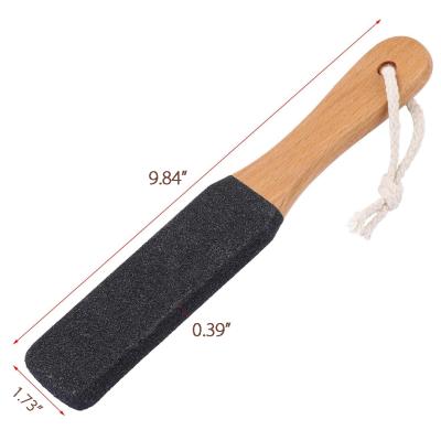 China Thick Hard Dead Emery Wood Foot File Double Sided Callus Remover Wholesale Dead Skin for sale