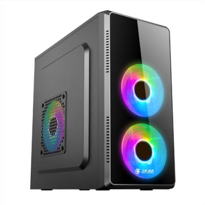 China With Fan Gaming Computer Accessories Full Tower Desktop PC Plastic Case for sale