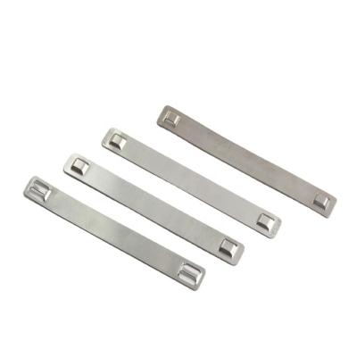 China Uncoated Stainless Steel 316 SS Wire Marker Plate ID for sale