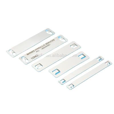 China Super Corrosion Resistance SS316 Metal Tag Plates For Marking for sale