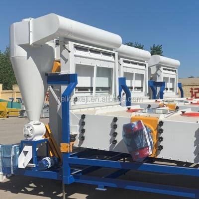 China Particle Grains Automatic Cleaner Machine  Air Blowing And Sieve Vibrating Seed Cleaning Machinery Te koop